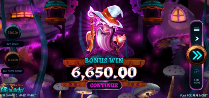 Fire Gnomes 2 Magic Wheel - gain bonus