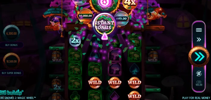Fire Gnomes 2 Magic Wheel - la roue magique en action