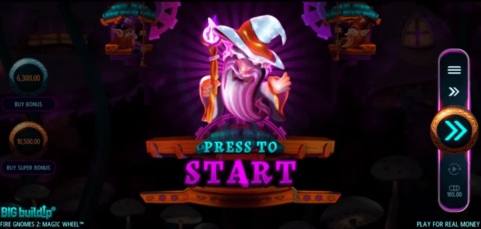 Fire Gnomes 2 Magic Wheel - lancement du jeu bonus